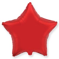 Фольгированный шар "Красная звезда"