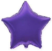Фольгированный шар "Фиолетовая звезда"