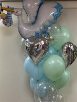 Композиция с аистом