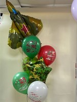 Композиция с самолетом