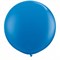 Большой синий шар, 80 см. - фото 4673