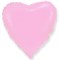 Фольгированный розовый шар "Сердце" (45 см.) - фото 5104