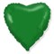 Фольгированный зеленый шар "Сердце" (45 см.) - фото 5109