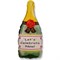Бутылка шампанского, фольгированный шар 81 см - фото 5426
