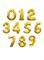 Большая золотая фольгированная цифра "slim", 102 см с гелием - фото 5869