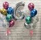 Композиция №395 с цифрой и шарами с конфетти - фото 5998